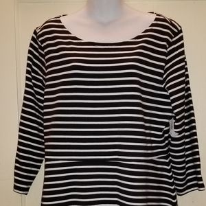 Black and White Striped Old Navy Dress